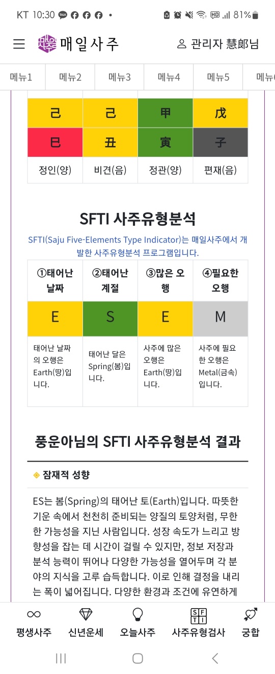  사춘기 갈등 해결의 열쇠. SFTI 사주로 배우는 소통과 치유