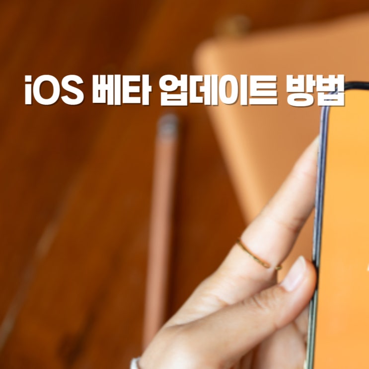  애플 아이폰 iOS 18.1 Beta7 베타 업데이트 진행 하는 방법