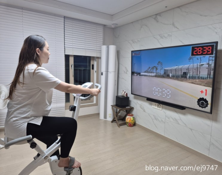  실내자전거추천 공복유산소하기 좋은 접이식실내자전거 멜킨폴민바이크