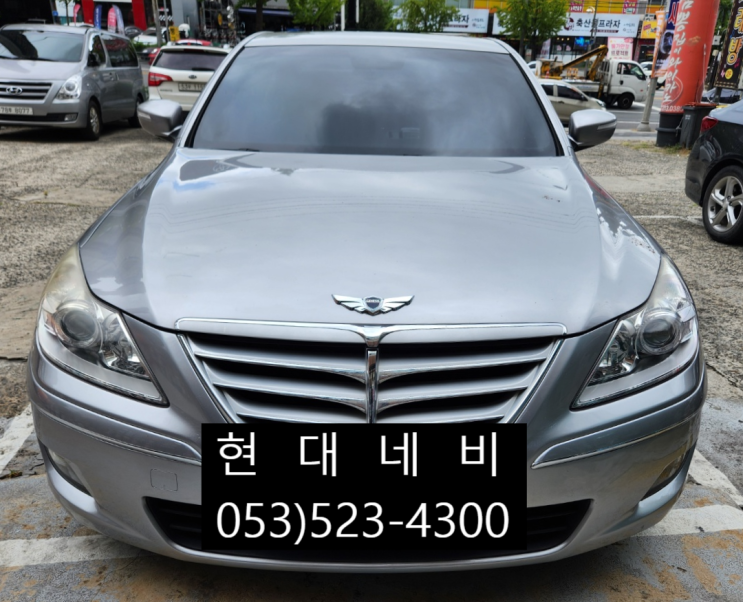  대구 제네시스BH AVN 순정네비게이션 화면불량 블랙아웃 화면백화 불량 수리
