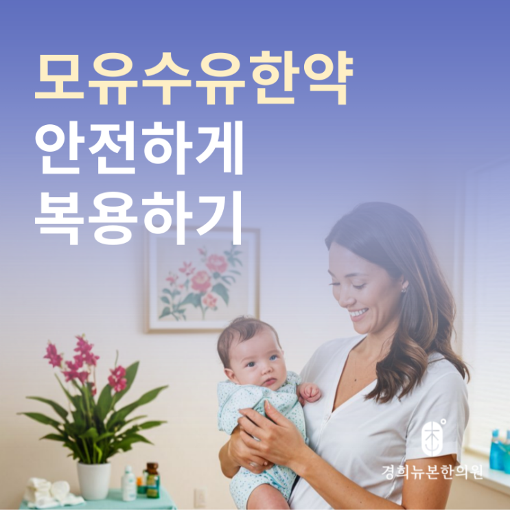  수원 망포 모유 수유 한약, 안전하게 복용하는 5가지 방법