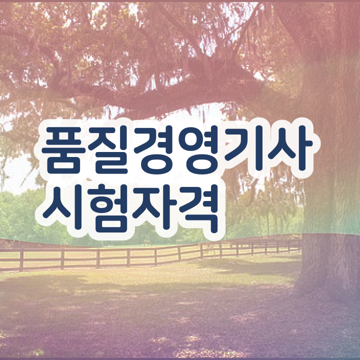  , 품질경영기사 응시자격 온라인 수업으로 단기간에 끝낸 노하우