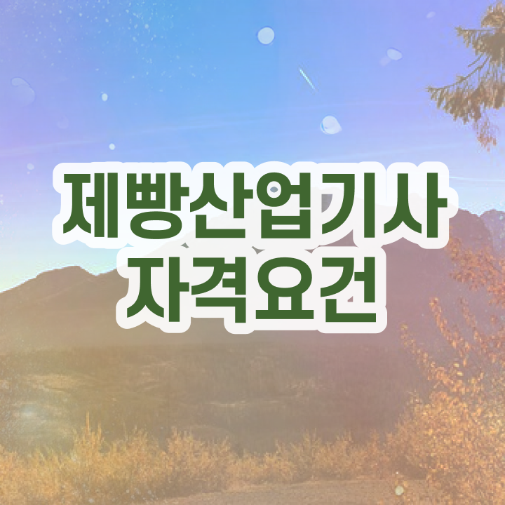  제빵산업기사 신청 제빵산업기사 취득자격 인강으로 쉽고 빠르게 완료한 과정