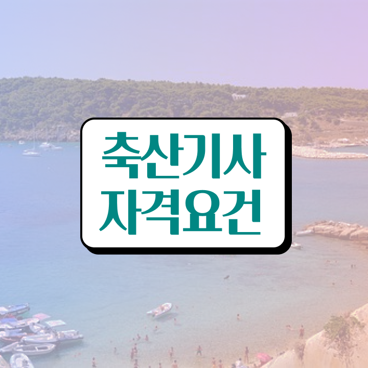  축산기사 학은제 축산기사 취득자격 학점은행제로 간편하게 준비한 방법