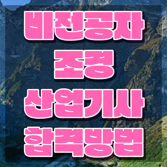  조경산업기사 교재 조경산업기사 취득자격 온라인 수업으로 쉽고 빠르게 끝낸 방법