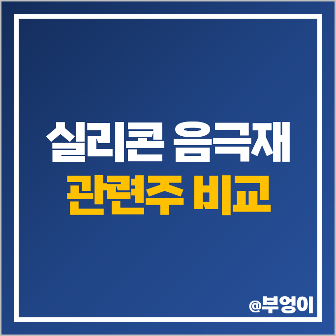 실리콘 음극재 관련주 2차전지 주식 대주전자재료 주가 HRS 이녹스 KBG 실리콘 음극재 관련주 2차전지 주식 대주전자재료 주가 HRS 이녹스 KBG