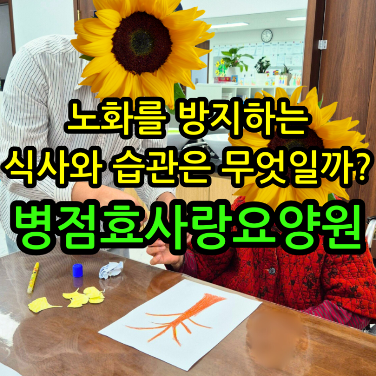  병점요양원 노화를 방지하는 식사와 습관은 무엇일까?