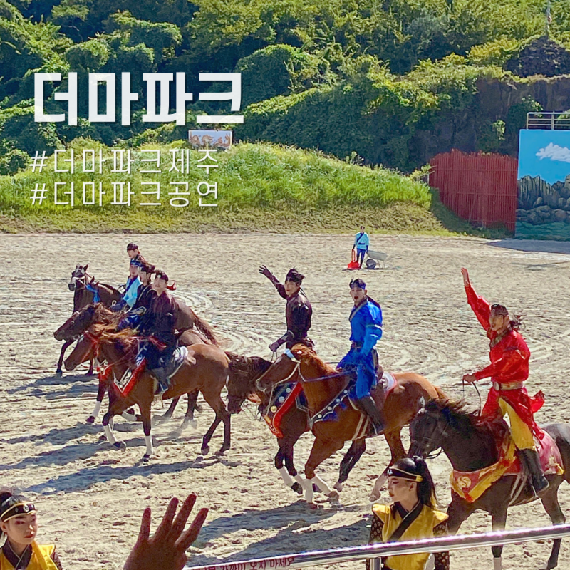 제주 더마파크 기마 공연 솔직 후기 관람료 공연시간