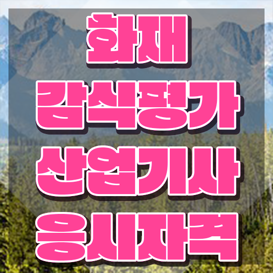  화재감식평가산업기사 학은제 화재감식평가산업기사 응시조건 온라인으로 빠르게 끝낸 방법