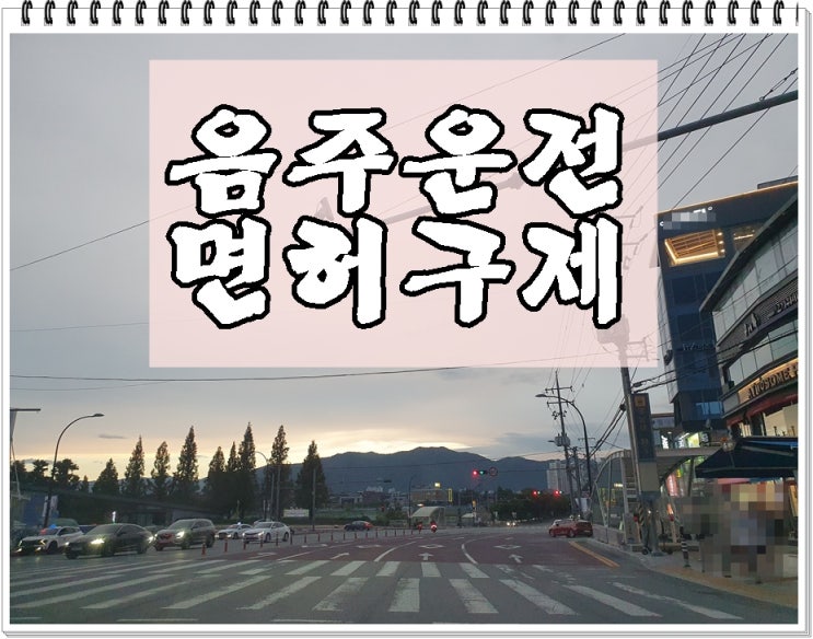  음주운전수치면허취소 0.085% 행정 구제