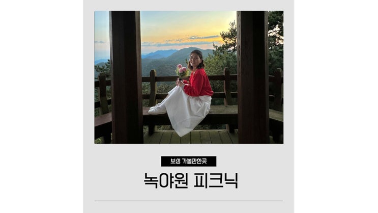  광주 근교 드라이브 보성여행 피크닉 녹야원 소반도시락 데이트ㅣ보성애물들다