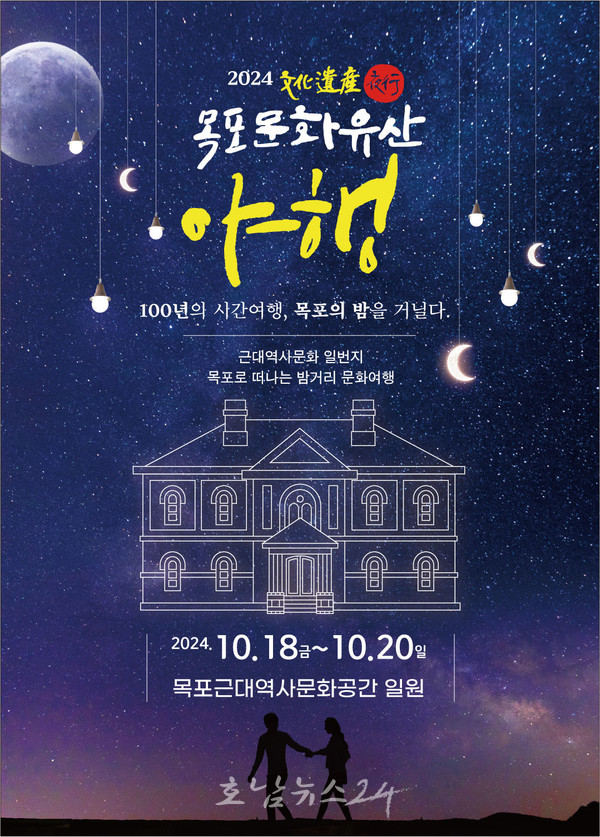  ‘100년의 시간여행, 목포의 밤을 거닐다’, 2024 목포 문화유산 야행(夜行) 개최