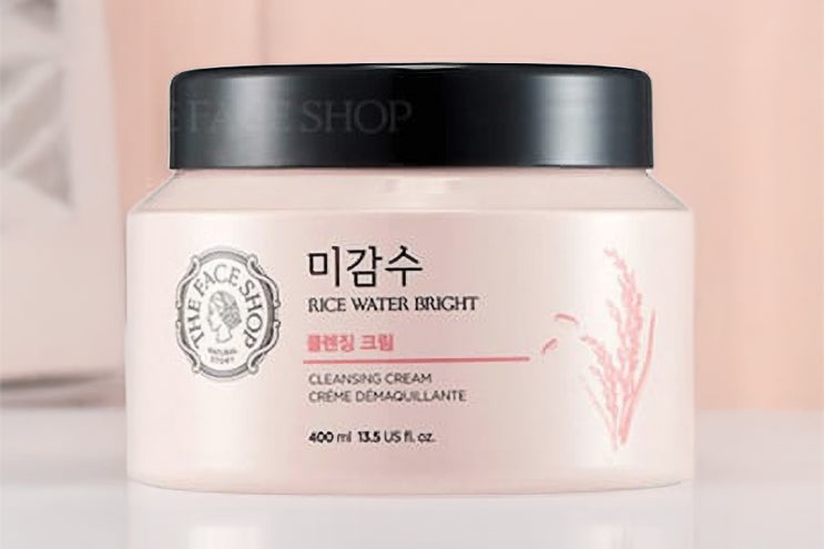  촉촉한 세안과 피부 미백, 더페이스샵 미감수 클렌징 크림