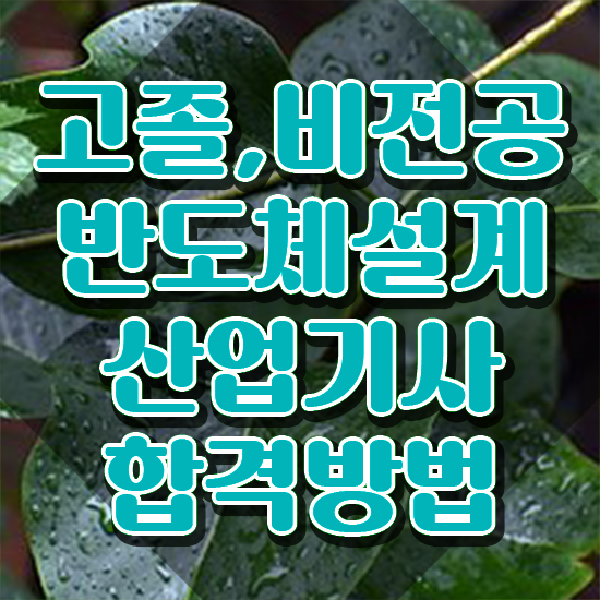  반도체설계산업기사 시험응시조건 학점은행제로 단기간에 준비한 과정