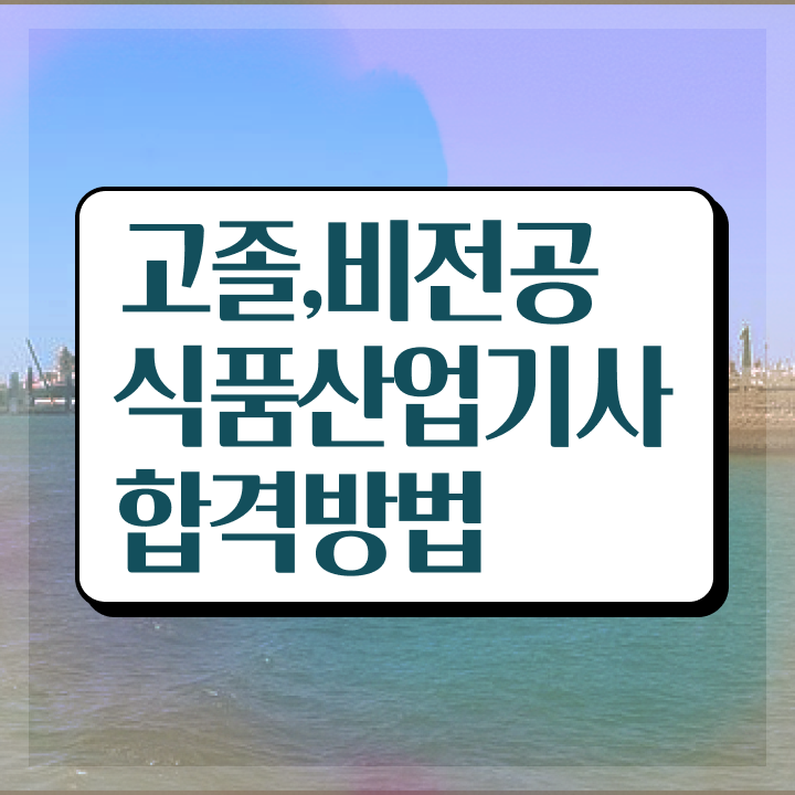  식품산업기사 일정 식품산업기사 시험응시조건 온라인으로 단기간에 끝낸 노하우