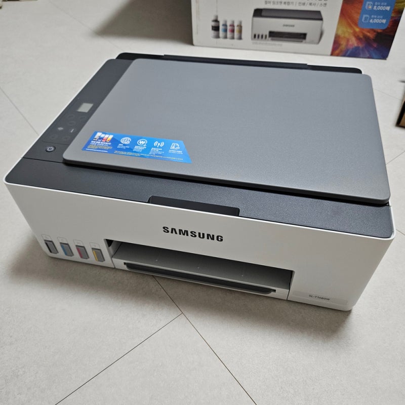 삼성 SL-T1680W 무한잉크 잉크젯 프린터 스캐너 복합기 와이파이