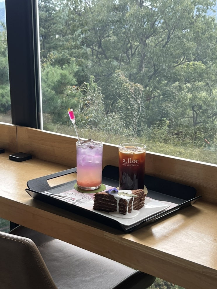  남양주 북한강 근처 뷰좋은 애견동반 대형 디저트카페 에이플로르