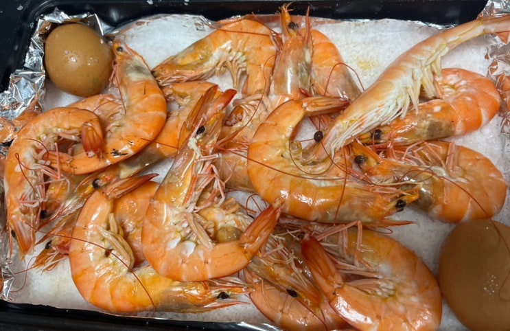  도쿄여행 주술회전 피규어 제철 새우 대하구이 일상