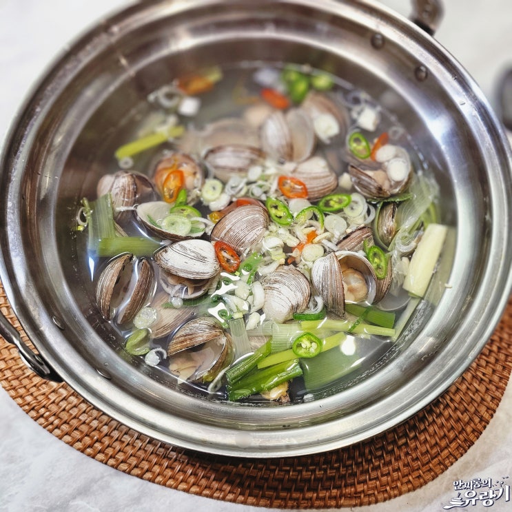  초간단 동죽요리 물총탕 시원 칼칼한 동죽조개탕 끓이는법