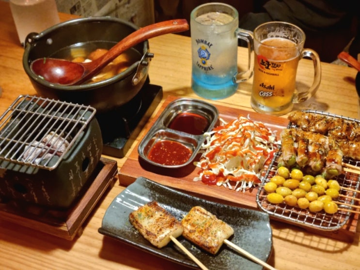  안산 사동 술집 노군꼬치 그랑자이점 이자카야 꼬치집