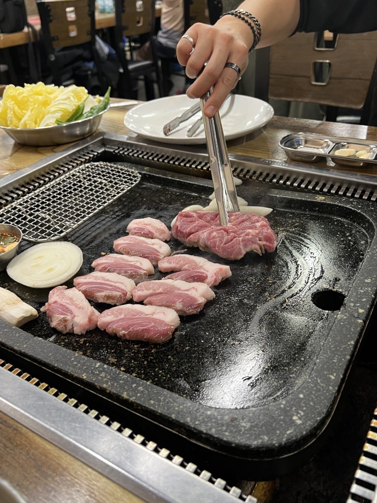  신림고깃집 삼겹뿔살 목살 부드럽고 쫄깃한 다올삼겹살