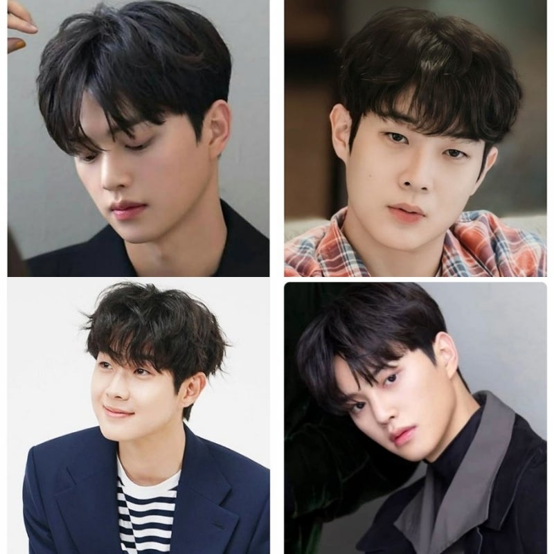 송강 최우식 펌? 남자 시스루 쉐도우펌 애즈펌 길이 손질법