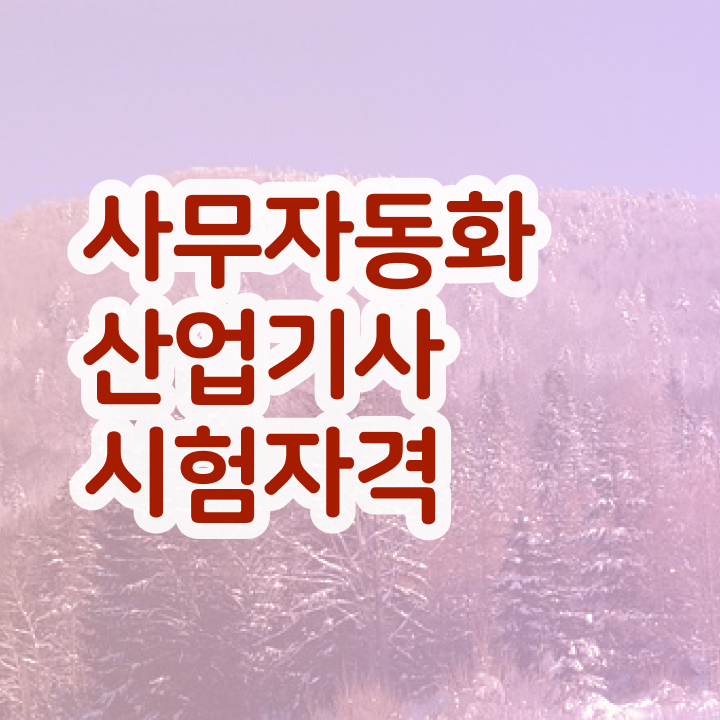  사무자동화산업기사 필기 기본서(2015) 사무자동화산업기사 자격요건 인강만 듣고 편하게 완료한 비법