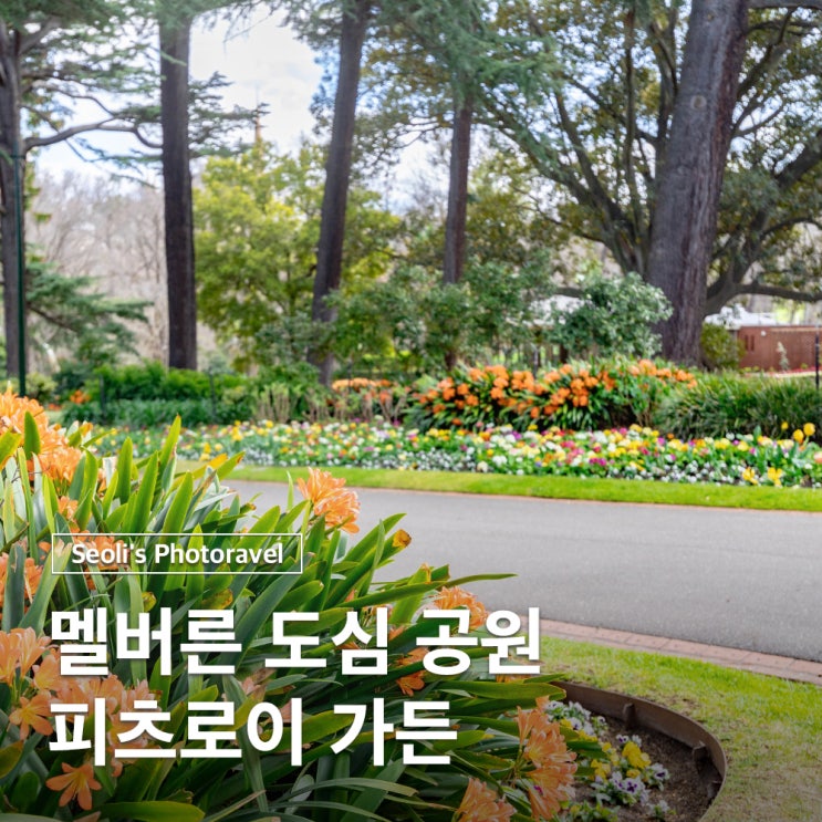  호주 멜버른 여행 가볼만한곳 피츠로이가든 공원 가는법
