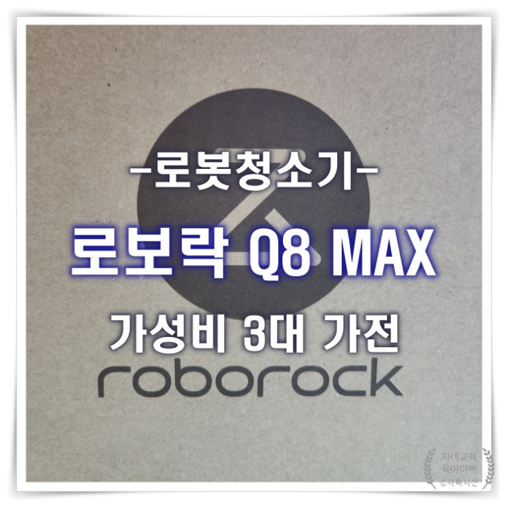  로보락 Q8 MAX+ 종류 가성비 3대가전 로봇청소기 후기