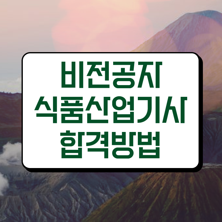  식품산업기사 필기 접수기준 식품산업기사 응시조건 학점은행제로 빠르게 끝낸 비법