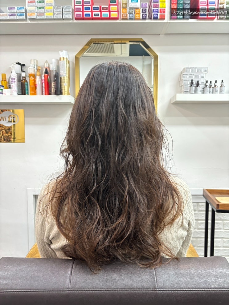 면목동 미용실 어반레스트 사가정점 긴머리 셋팅펌 후기