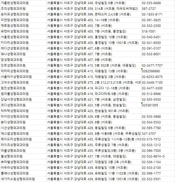 서초성형외과