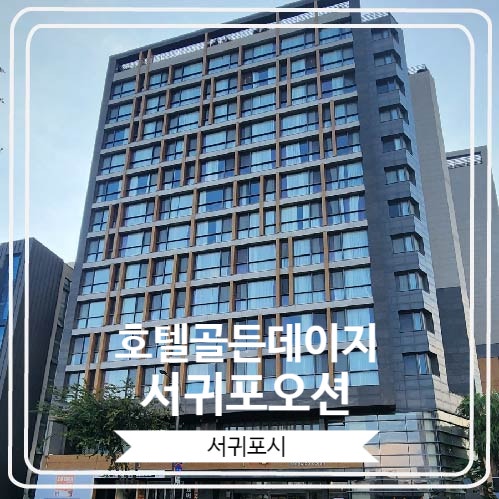  [호텔골든데이지 서귀포오션] 조식 가능한 서귀포시 가성비 숙소