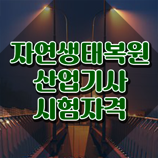  자연생태복원산업기사 응시자격 인강으로 빠르게 준비한 방법