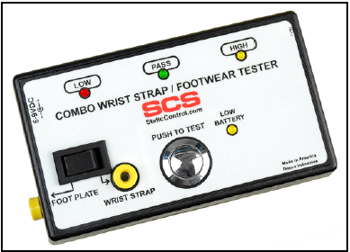  SCS한국대리점, Combo Tester, Wrist Strap Tester, Wrist band(정전기 손목 밴드)