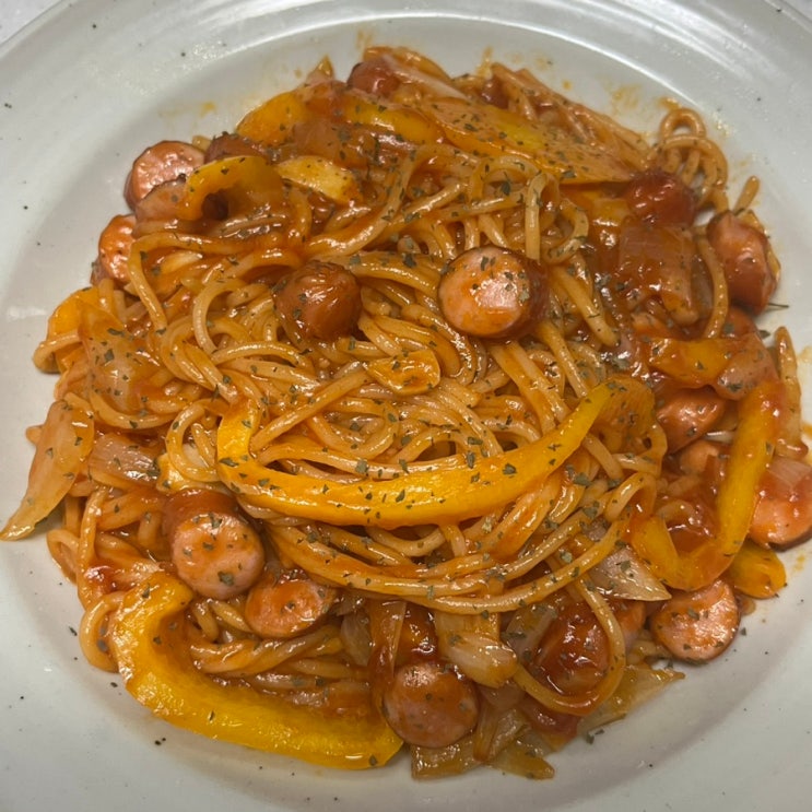  나폴리탄스파게티 맛있게 만드는법~