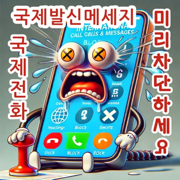  국제발신 차단 스팸 메세지 문자 어떻게 수신차단할까요? 보이스 피싱 의심 이런 문자 수신차단 방법과 국제전화 수신차단 ️ 미리 하세요