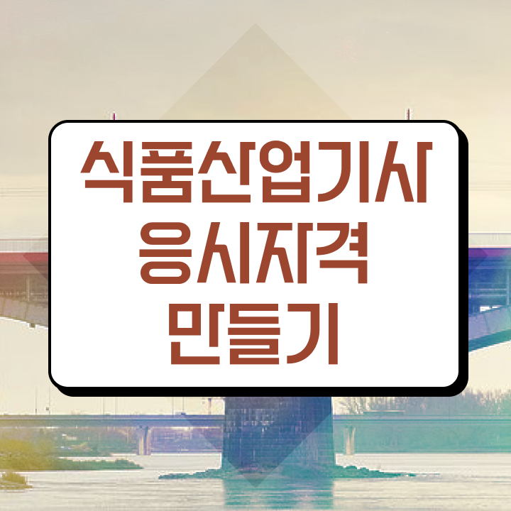  식품산업기사 준비 식품산업기사 자격요건 온라인 수업으로 빠르게 완료한 방법