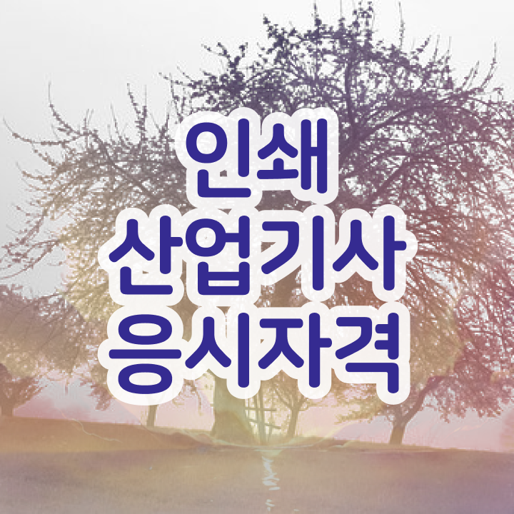  인쇄산업기사 시험 접수 인쇄산업기사 취득자격 인강만 듣고 편하게 성공한 방법