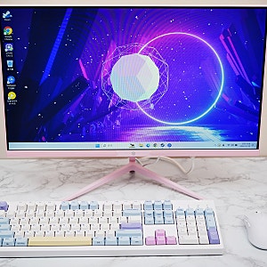 핑크 모니터 추천 픽셀아트 Aurora PAC2499P 사용후기