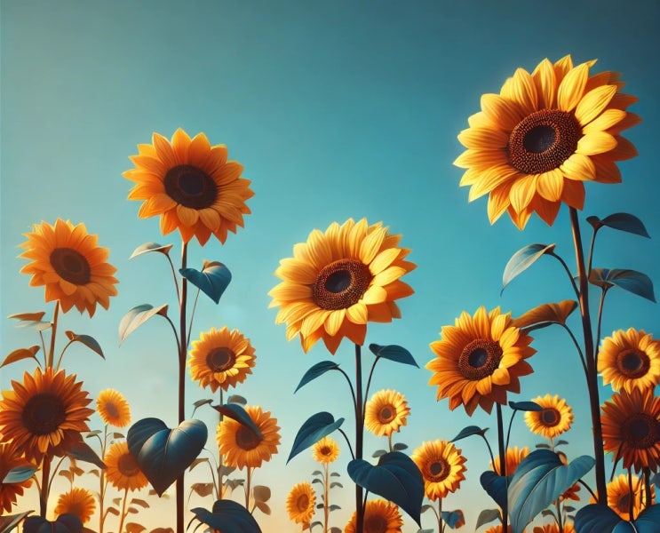 태양을 닮은 꽃 해바라기