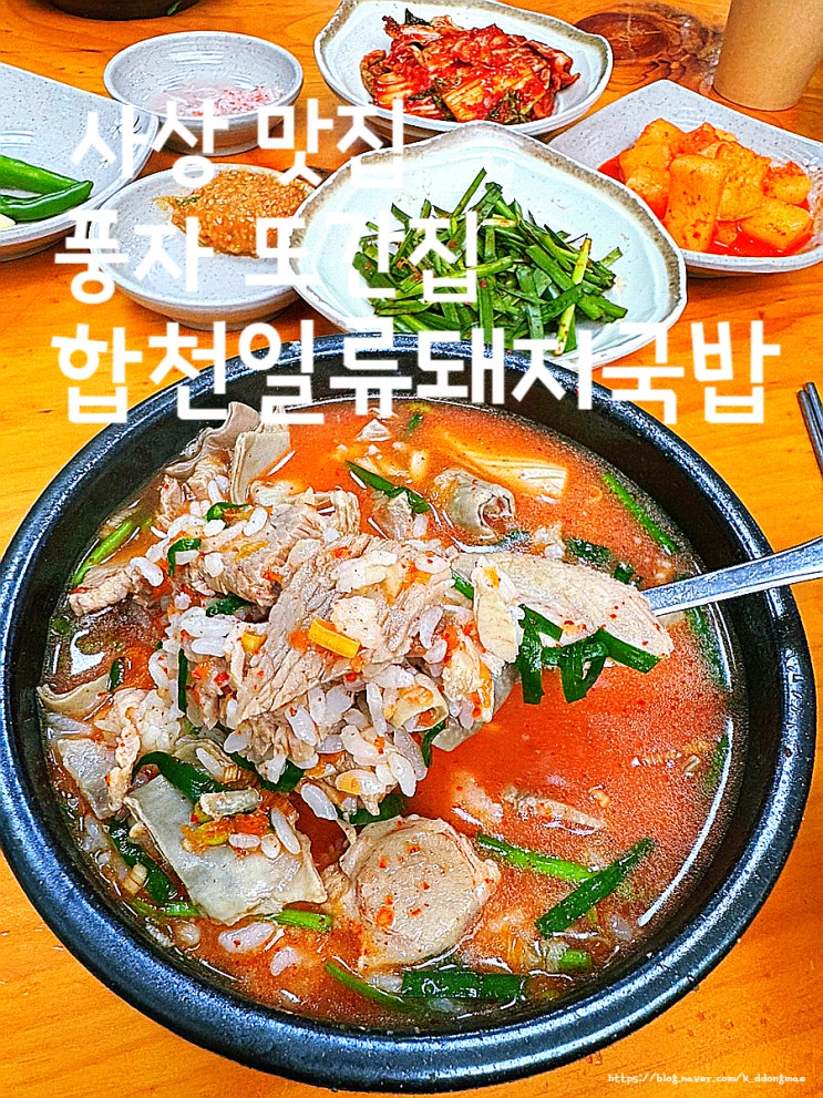  부산3대 돼지국밥 맛집 '사상 합천일류돼지국밥' 풍자또간집 웨이팅 후기