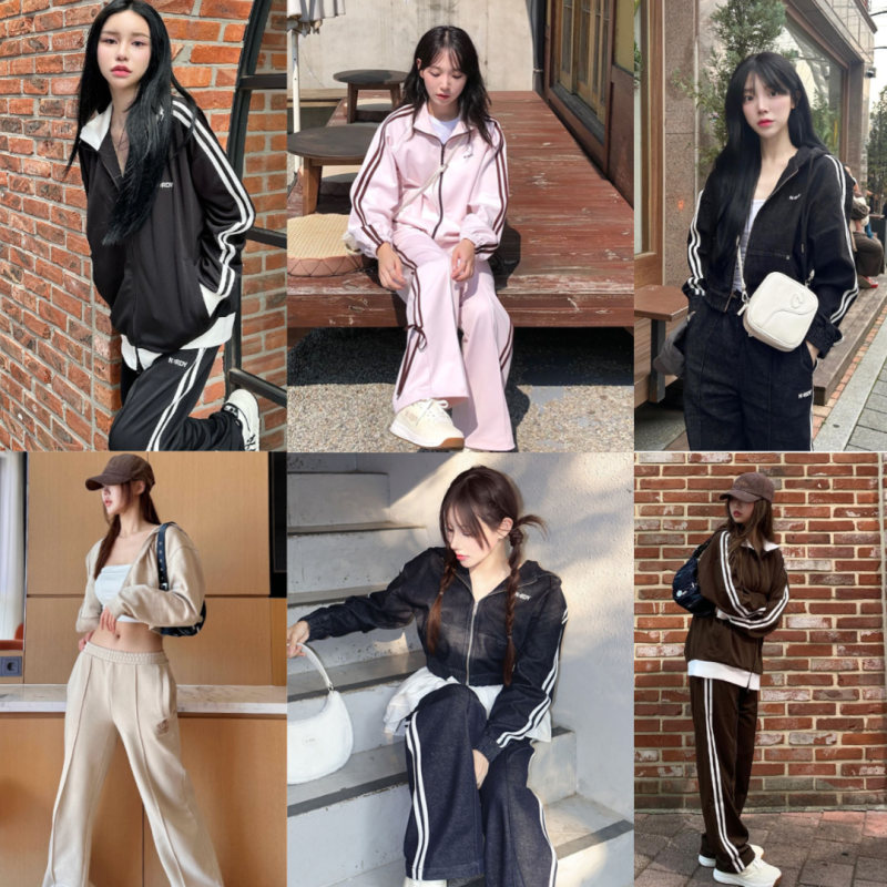 스트릿 패션브랜드 널디 인기 급상승!? 트랙 세트 품절대란 신상추천
