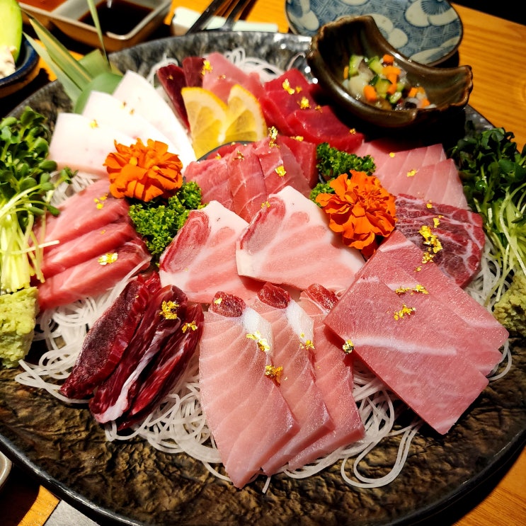  영일대맛집 일본주 소믈리에가 있는 참치 코스 코코마구로