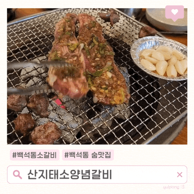  일산백석동 숨은맛집 산지태소양념갈비