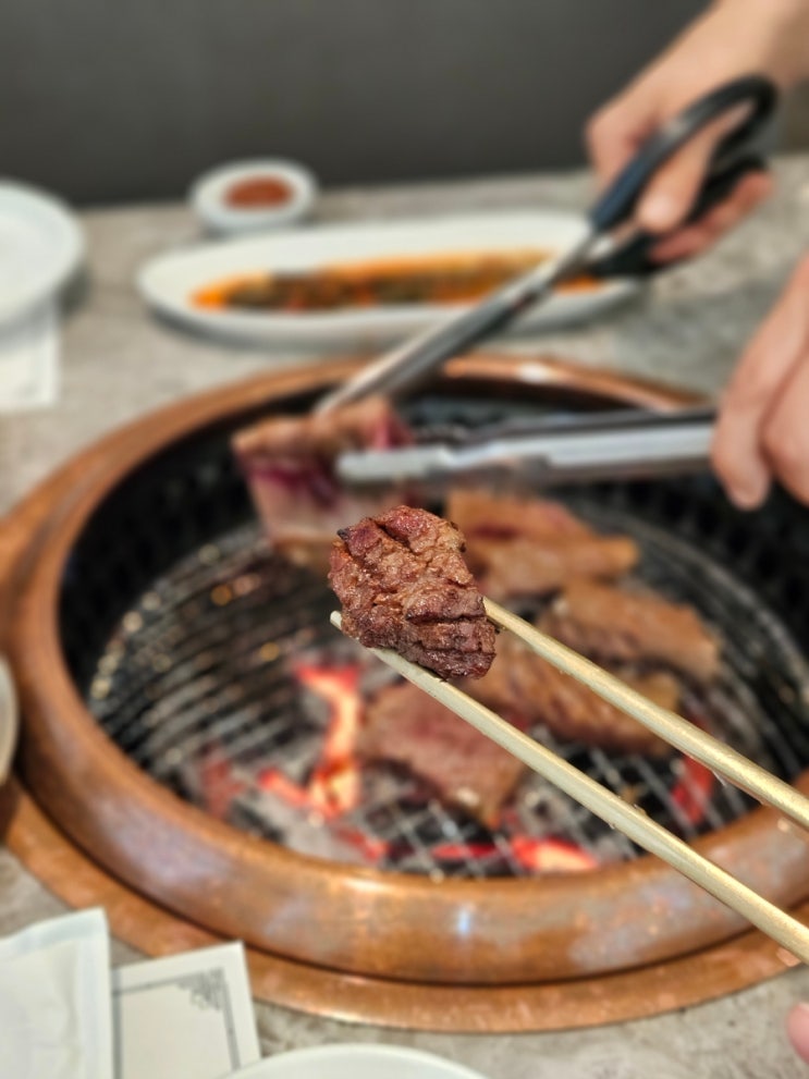  양재역 고기 맛집 갈비사랑 양념갈비정식 룸 회식 장소 추천