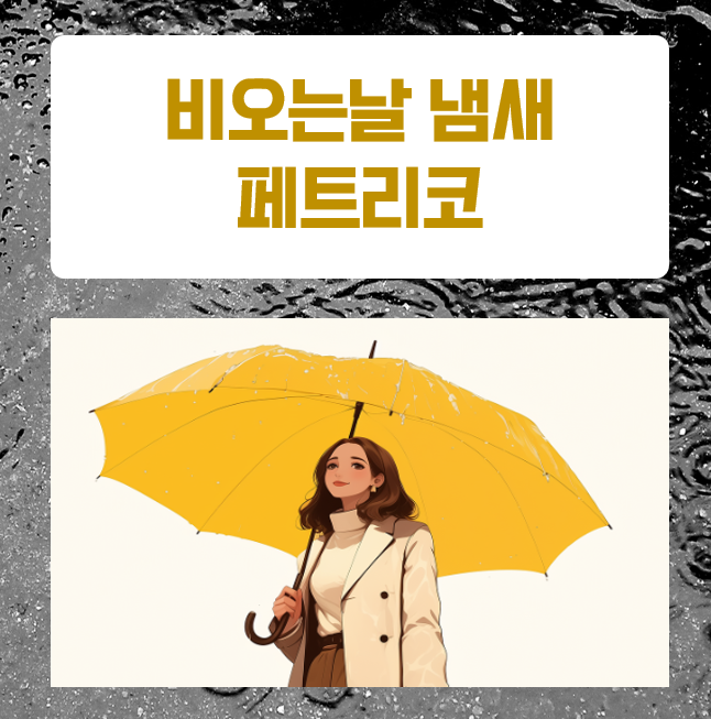  비오는날 특유의 냄새는 어디서 오는 걸까?