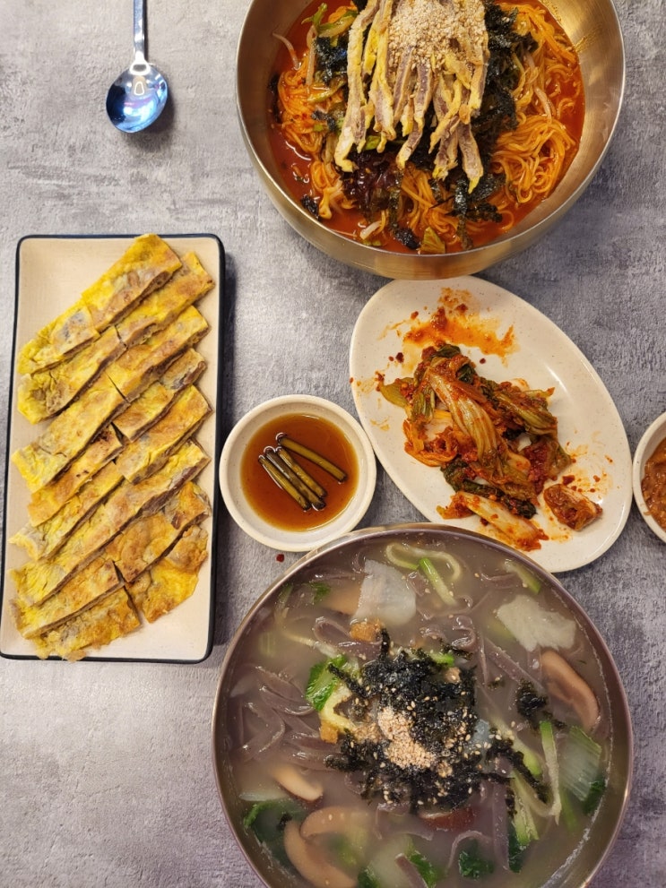  대구 용산동 맛집 잔치국수 비빔국수 칼국수 전문