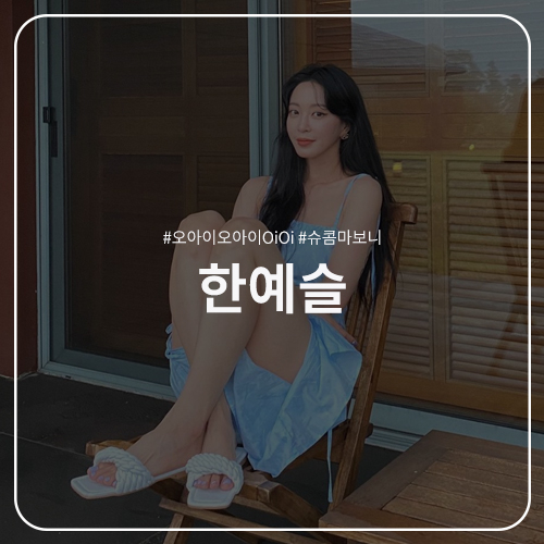  한예슬 패션 정보 : 오아이오아이 OiOi 21 신상 컬렉션 슬리브리스 원피스 / 슈콤마보니 이딜릭 샌들