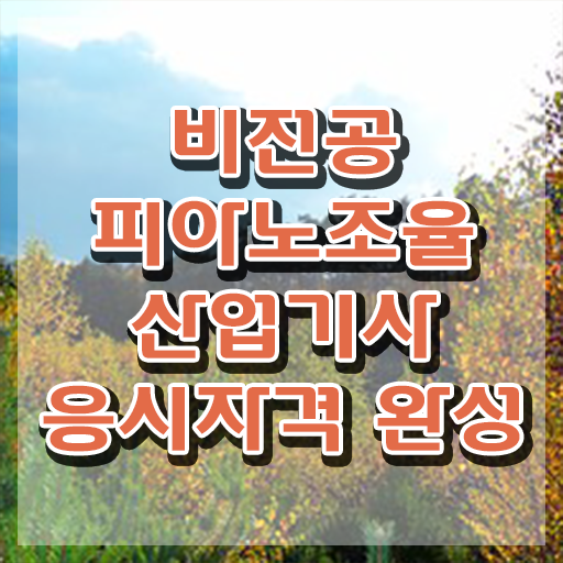  피아노조율산업기사 시험응시조건 독학으로 간단하게 준비한 전략